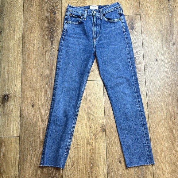 AGOLDE Merrel Mid Rise Straight Jeans Size 24 - Picture 3 of 11